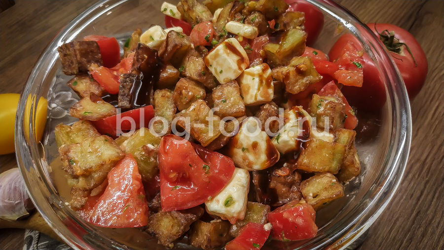 Салат из баклажанов с болгарским перцем на зиму 